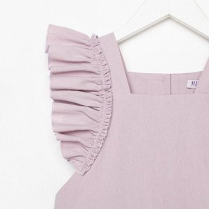 Платье для девочки MINAKU: Cotton Collection, розовое.