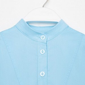 Платье для девочки MINAKU: Cotton collection, голубое, рост