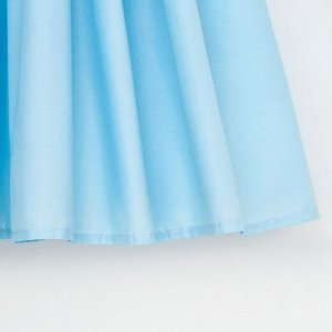 Платье для девочки MINAKU: Cotton collection, голубое, рост