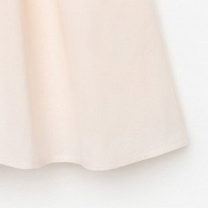 Платье для девочки MINAKU: Cotton Collection, бежевое, рост