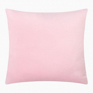 Подушка декоративная Этель цв. розовый, 30*30см, велюр