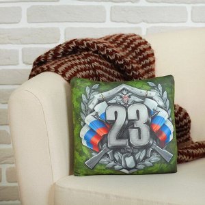 Подушка-антистресс декоративная «23», хаки