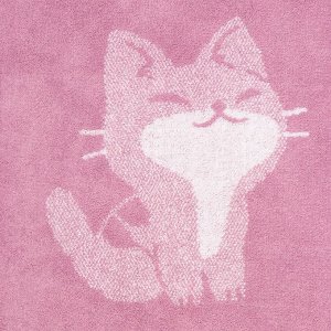 Полотенце махровое Этель «Игривый кот», 50х90 см, 100% хлопок, 420/м2