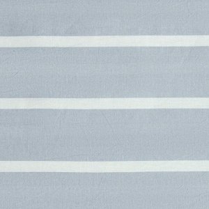 Постельное бельё Этель евро Blue stripe, 200х220см,220х240см,50х70-2шт, жатый хлопок,140 г/м2