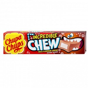 Жевательная конфета со вкусом колы Chupa Chups Cola Chew Чупа-чупс 45 гр