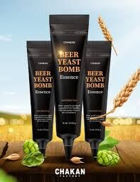 Chakan Эссенция для волос против выпадения Essence Beer Yeast Bomb Anti-Hair Loss, 3 шт*15 мл