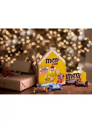 M&M’s & Friends (215 гр) Пряничный домик Новогодний подарочный набор