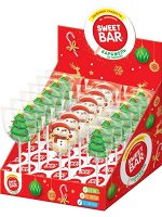 SWEET BAR Фигурная карамель на палочке Снеговичок/Елка,20 г
