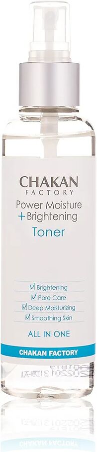 Chakan Тонер для лица увлажняющий и осветляющий Toner Power Moisture+Brightening, 150 мл