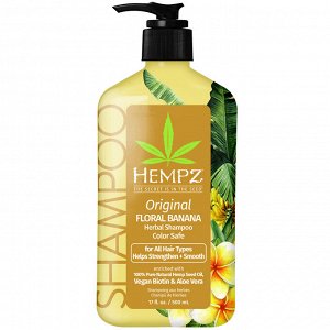 Хемпз Бессульфатный шампунь Original Herbal Shampoo For Damaged & Color Treated Hair, 500 мл (Hempz, Оригинальная коллекция)
