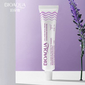 Укрепляющий и подтягивающий крем для шеи с коллагеном Bioaqua Collagen Neck Cream 40 гр