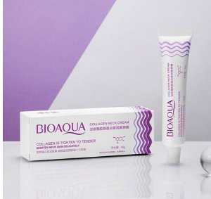 Укрепляющий и подтягивающий крем для шеи с коллагеном Bioaqua Collagen Neck Cream 40 гр