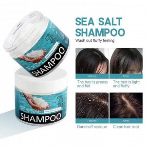 Шампунь с морской солью для глубокого очищения кожи головы и волос, 200гр