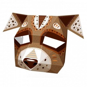 Набор для творчества. Полигональная маска. «Щенок и Кошечка»