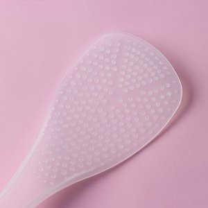 Ложка для мультиварки Доляна, 19 см, антиналипающее покрытие, прозрачный