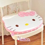 Подушка на стул с принтом &quot;Hello Kitty&quot;, белый/розовый