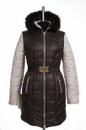 05-0385 Куртка зимняя (Синтепон 200 Песец) SALE Плащевка коричневый