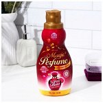 Кондиционер-ополаскиватель для белья и одежды &quot;Aroma Viu Magic Perfume Softner Shiny Flora&quot; с богатым ароматом персика и розы 1 л / 12