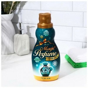 MUKUNGHWA Кондиционер-ополаскиватель для белья и одежды &quot;Aroma Viu Magic Perfume Softner Pure Forest&quot; с кристальным ароматом летнего леса 1 л 12