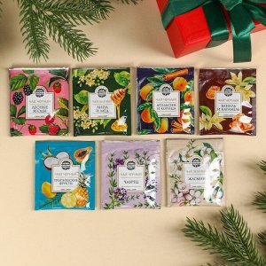 Фабрика счастья Подарочный чай «Роскошного Нового года» ассорти, 12, 6 г (7 пакетиков х 1,8 г).