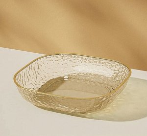 Тарелка пластиковая, многоразовая, 15 х 15 см.