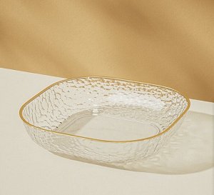 Тарелка пластиковая, многоразовая, 15 х 15 см