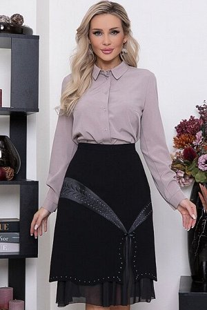 Юбка 2635 Юбка из костюмной ткани(ткань производства Турция) на подкладе,по спинке застежка молния, дополнена красивым декором.
75% вискоза,20% п/э,5% лайкра