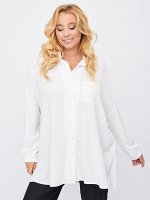 Блузка классическая BL28104WHT02