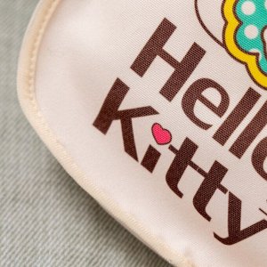 Холщовая сумка-тоун с принтом "Hello Kitty", бежевый