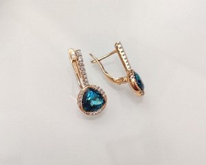 Серьги с кристаллами Swarovski