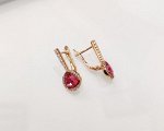 Серьги с кристаллами Swarovski
