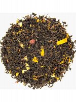 Солнечный закат Черный чай с облепихой, украшенный цветками календулы и бессмертника, яркий вкус придаст аромат дыни. НОВИНКА!!!