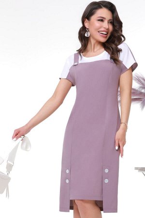 Платье DStrend П-3801-0061 серо-сиреневый