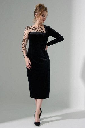 Платье Euro Moda 485 черный
