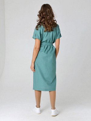 Платье DizzyWay 23207 серо-зеленый