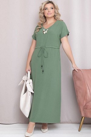 Платье Леди Агата П-2165/5 оливковый