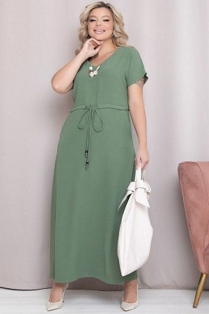 Платье Леди Агата П-2165/5 оливковый