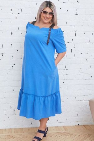 Платье Luxury Moda 1052 синий