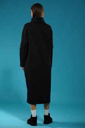Платье Платье Kivviwear 415701 черный 
Состав: ПЭ-26%; Хлопок-70%; Эластан-4%;
Сезон: Осень-Зима
Рост: 170

Теплое модное платье в стиле Kivvi wear. Платье с разрезами в рукавах на уровне линии локтя