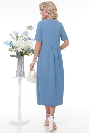 Платье DStrend П-3851-0116 серо-синий