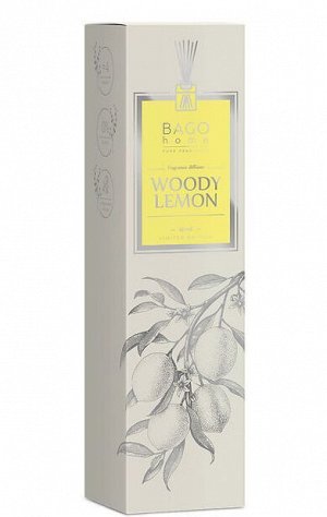 Древесный лимон BAGO home Ароматический диффузор 40 мл, BNE0134