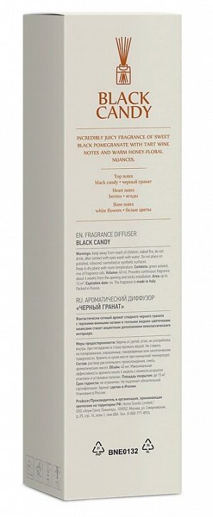 Черный гранат BAGO home Ароматический диффузор 40 мл, BNE0132