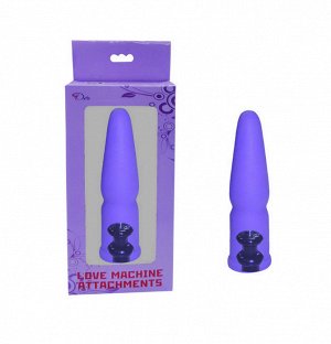 Сменная насадка для секс машин Diva, силикон, фиолетовая, 16 см
