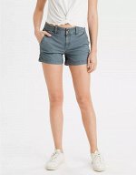 Khaki Midi Short