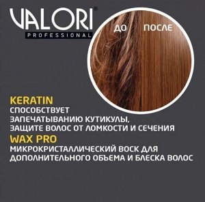 Velori Professional Спрей-воск Ботокс-эффект с кератином для укладки волос 200мл