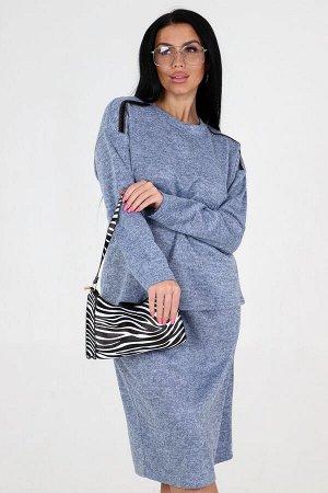Костюм Варианты расцветки: голубой, зеленый
Ткань: ангора, Состав: 100% полиэстер
Женский классический костюм с юбкой: стильное сочетание комфорта и элегантности. Туника со спущенным рукавом - модное 