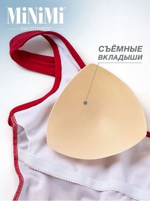 MINIMI Слитный однотонный купальник из микрофибры