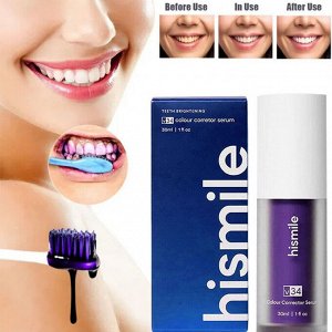 V34 фиолетовая зубная паста для чистки полости рта V34 корректор цвета, 30 мл