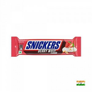 Snickers Berry Whip 40g - Сникерс клубника со сливками и арахисом ...