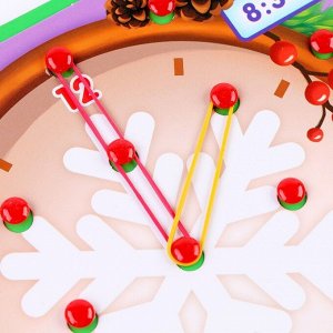 Развивающая игра, геоборд «‎С новым годом!»‎